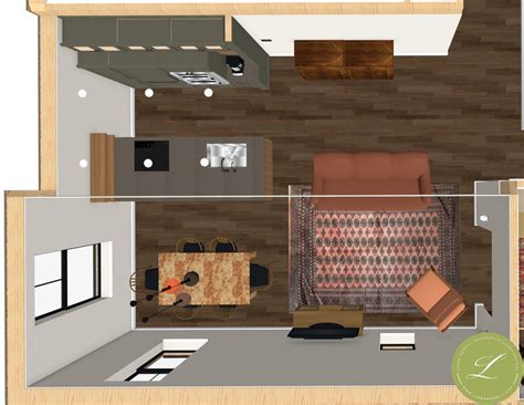 Small Space Open Floor Plan Challenge - Linda Merrill Interior Designer ...