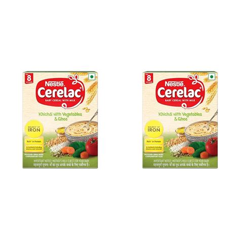 CERELAC Nestle Baby Cereal with Milk, Khichdi with Vegetables & Ghee ...
