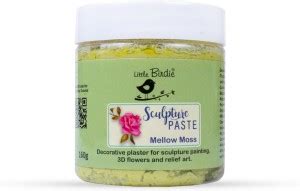 LITTLE BIRDIE Sculpture Paste Mellow Moss 160gm Bottle Pastel Medium ...