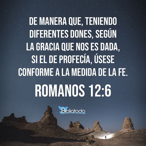 Romanos 12:6 Referencias Cruzadas de la Biblia | Conexiones Versículo a ...