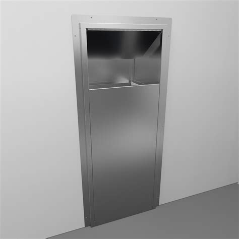 Thru-Wall Trash Receptacle REY1922 | Reytek