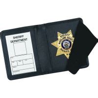 Strong Leather Side Open Badge Case122 | Free Shipping over $49!