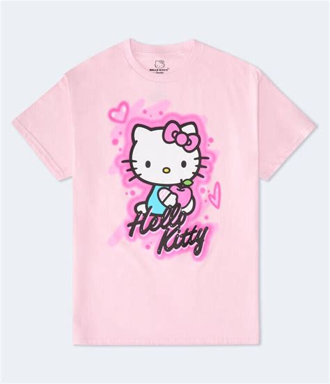 Hello Kitty Airbrush Oversized Graphic Tee