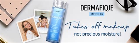 Dermafique Micellar Water Makeup Cleanser – 150ml, Removes Waterproof ...
