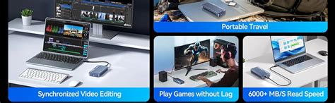 ACASIS 80Gbps M.2 NVMe SSD Enclosure with Certified JHL9480 Chipset,in ...