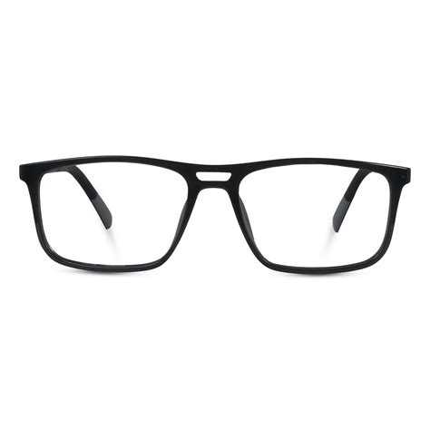 Los Comun Black Grey Rectangular DZ 1041 (Including Anti-Glare Lens)