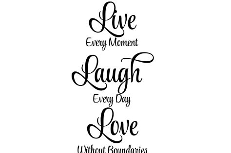 Live Laugh Love Family Quote SVG Cricut Graphic by Magnolia Blooms ...