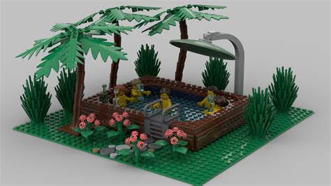 Image result for LEGO Swimming Pool Tutorial