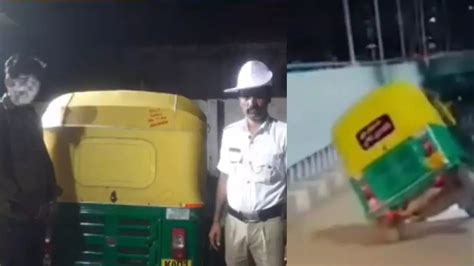'Dangerous To Human': Bengaluru Man Riding Auto Rickshaw on Single ...
