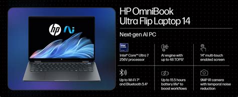 HP OmniBook Ultra Flip (Previously Spectre) Intel Core Ultra 7 256V 47 ...