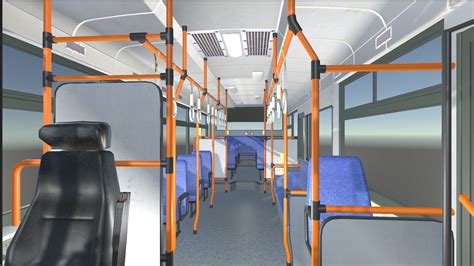 3D model Japanese Public Bus 3D Model - Unity Ready VR / AR / low-poly ...