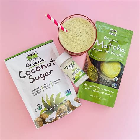 NOW FOODS: Iced Organic Matcha Latte Recipe - The Glamorganic Goddess