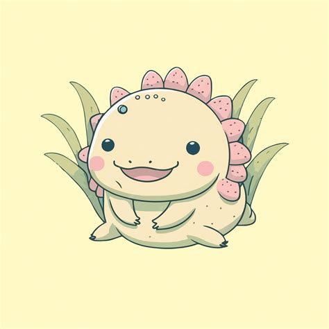 Premium Vector | Mascot for axolotl an aquatic animal a small sea ...