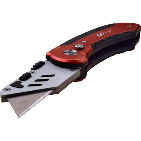 Utility Folding Razor Box Cutter Pocket Knife Replaceable Bl