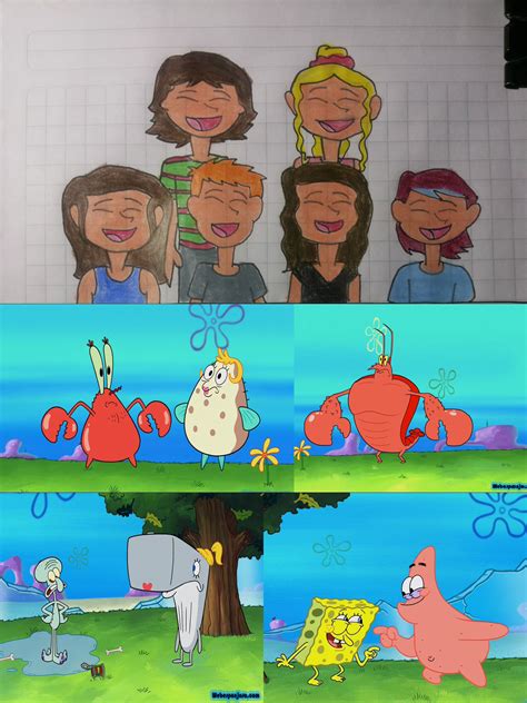 Kathy and cousins laugh Spongebob and friend naked by matiriani28 on ...