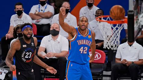 Thunder vs. Knicks halftime stats: Al Horford scores 15 of OKC's 42 points