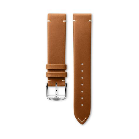 Bracelet En Cuir De Veau Marron Clair Mat CL682164209, 19cm, HERITAGE ...