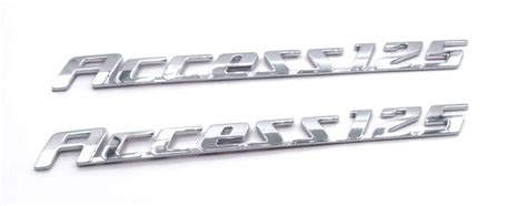 PINZU 2 pcs Scooter Emblem Badge Decal 3D Tank Logo Access 125" Sticker ...