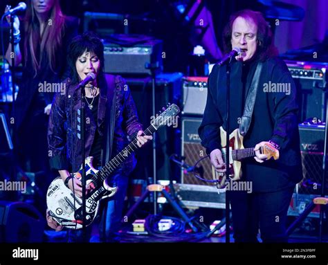 Joan Jett, left, performs with Tommy James at the 6th Annual Little ...