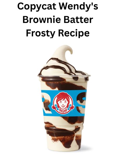 Copycat Wendy's Brownie Batter Frosty Recipe | ExpertDrinking
