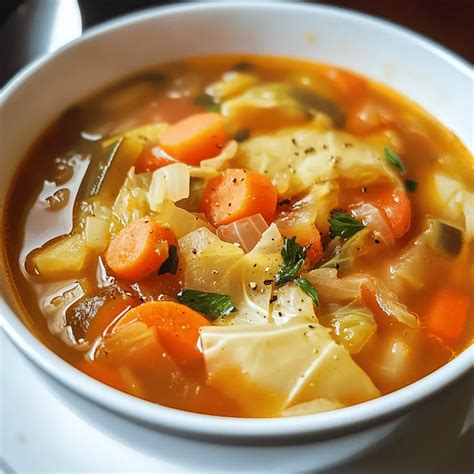 Irresistibly Easy Comforting Wholesome Cabbage Vegetable Soup