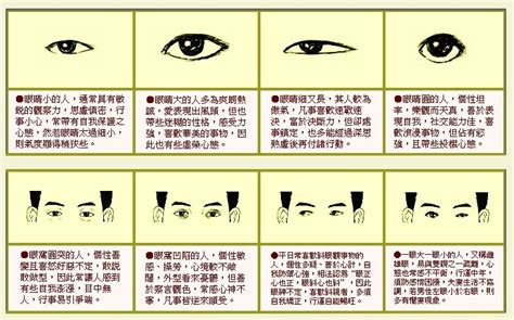 图解六种眼型面相