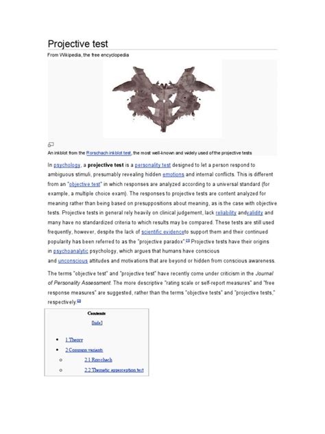 Image result for Projective Test Interpretation