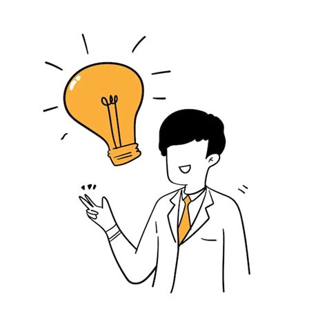 Hand drawn illustration getting idea concept | Premium Vector