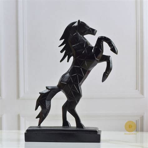 Jumping Stallion Horse resin Statue | The Gharnish