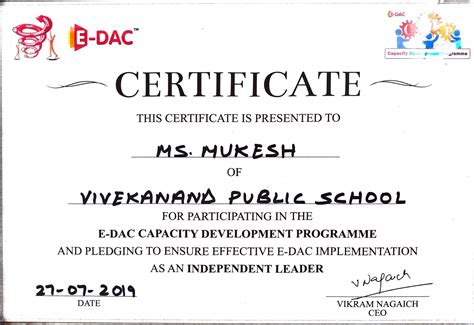 Details Of Teachers Training