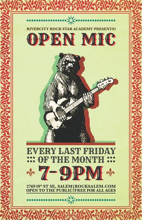 Open Mic Night at RiverCity Rock Star Academy, 2769 19th Street ...