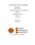 Engineering Physics - PHY110 - LPU - Studocu