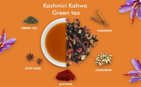 Peepal Essentials Kashmiri Kahwa Green Tea - best for Reduces Stress ...