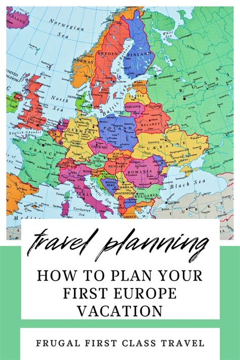Europe Trip Planning Map 的图像结果