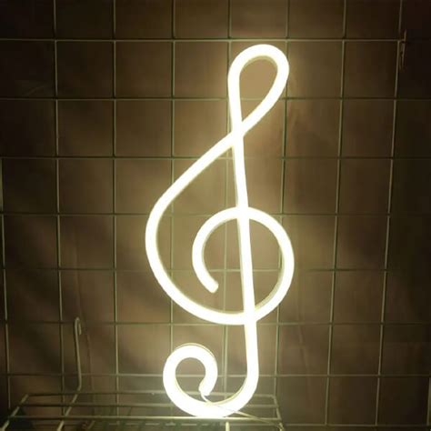 Music Note Neon Sign 的图像结果