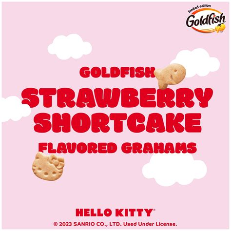 Limited Edition Goldfish Hello Kitty Strawberry Shortcake Grahams, 6.1 ...