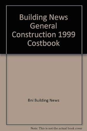 Buy Building News General Construction 1999 Costbook Book Online at Low ...