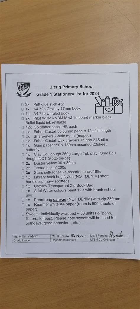 School Stationery for Grade 1 的图像结果