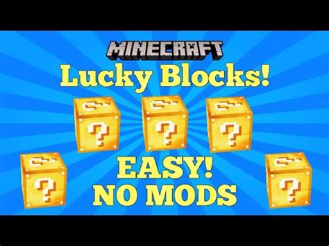 Image result for Lucky Block No Mod Command