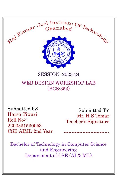 Web Design-1 - very good material - SR NO. NAME OF CODE DATE SIGN 1 WAP ...