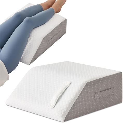Amazon.com: MEGCXIT Leg Pillow Elevation Blood Circulation, Leg Wedge for Elevation for Swelling ...