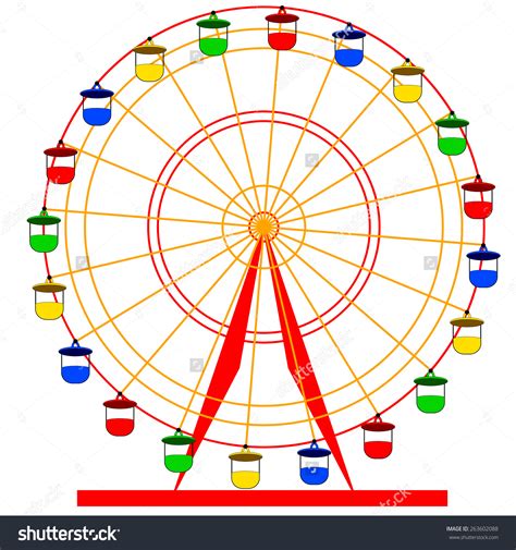 ferris wheel clipart vector - Clipground