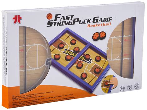 Buy WizToy Fast Sling Puck Game Board String Hockey Toy| Party Game for ...