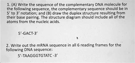 How to List the Complementary Non-Coding DNA Sequence 的图像结果