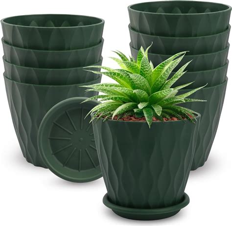 Kemendra® Plastic Flower Pots for Home Decoration, Plant pots for Home ...