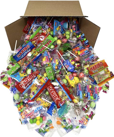 Buy BULK CANDY MIX, 5 LB of Assorted Individually Wrapped, Snack Size ...