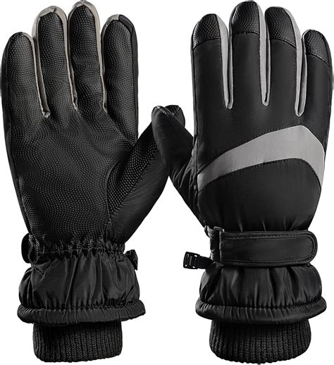 Amazon.com: Trifabricy Winter Ski Gloves - Waterproof Windproof Gloves ...