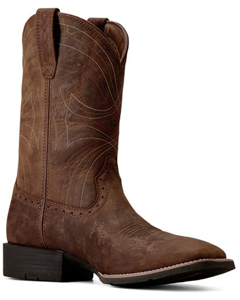 Mens Brown Cowboy Boots
