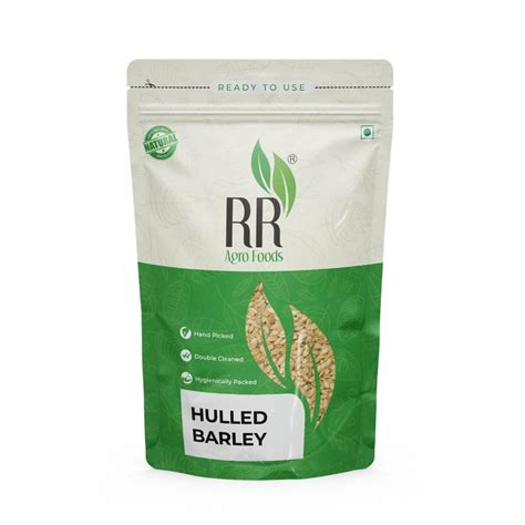 R R AGRO FOODS Hulled Barley 500 GM | Naturally Processed | Barley ...