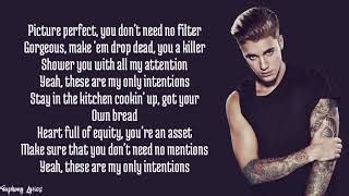 Intentions By Justin Bieber Lyrics